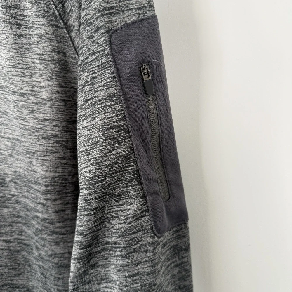 Colosseum Men's 1/4 Zip North Carolina State Pullover‎ Gray Large